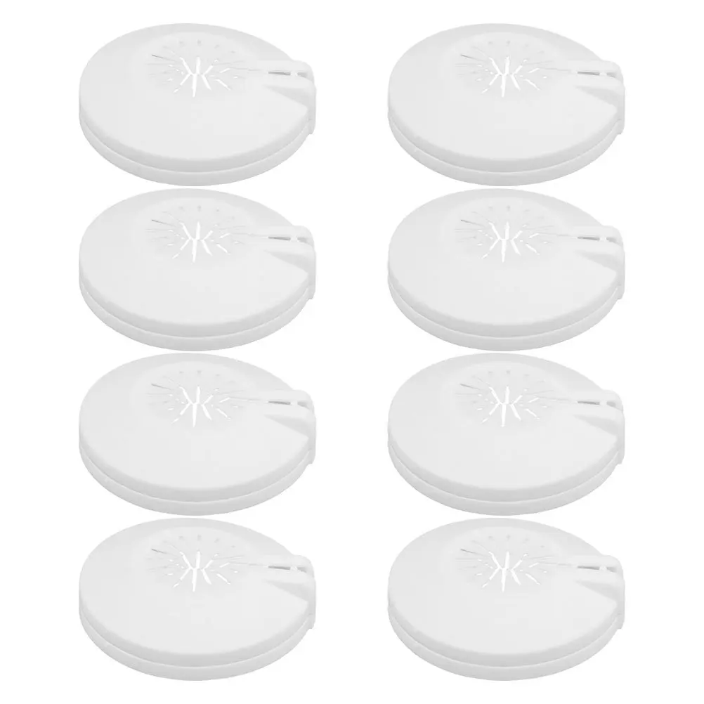 

8Pcs Ceiling Fire Sprinkler Cover Decorative Plastic Trim Plate for Sprinkler Head Smooth Finish Universal Fit