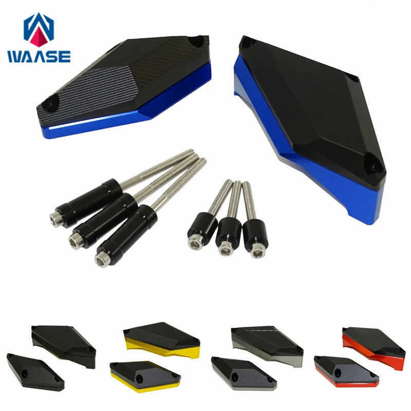 

waase Crash Pads For Yamaha FZ6R FZ-6R 2010 2011 2012 2013 2014 2015 2016 2017 Engine Frame Slider Guard Cover Falling Protector