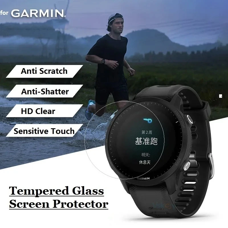 Vetro protettivo compatibile per Garmin Forerunner 745 735 945 955 protezione dello schermo per Garmin Forerunner 165 255 245 55 45 Film