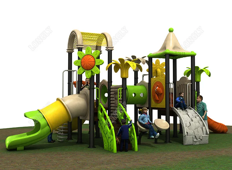 High Quality Commercial Kids Slide for Garden School Educational Outdoor Playground Facilities Made of LLDPE Plastic