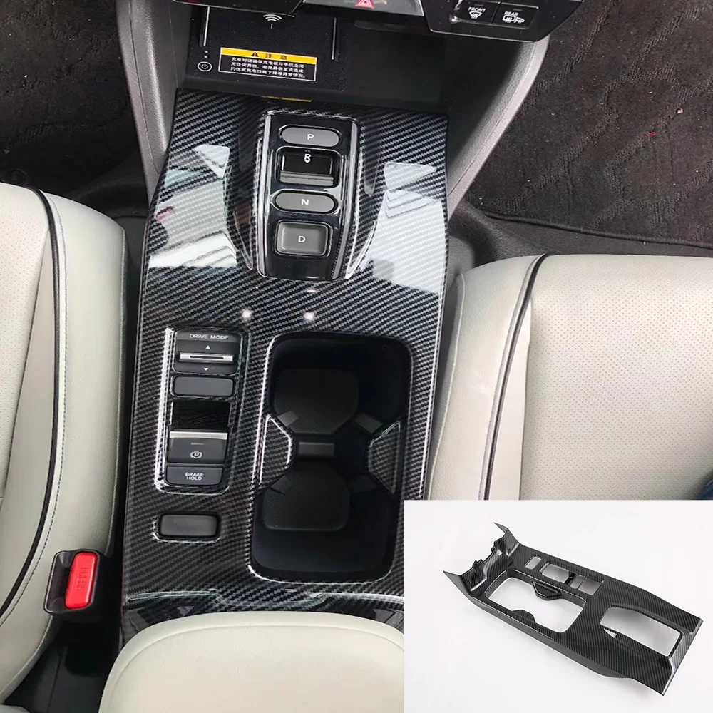 For Honda E:NS1 2022 2023 ABS interior center control gear shift panle cover front water cup holder cover sticker accessories