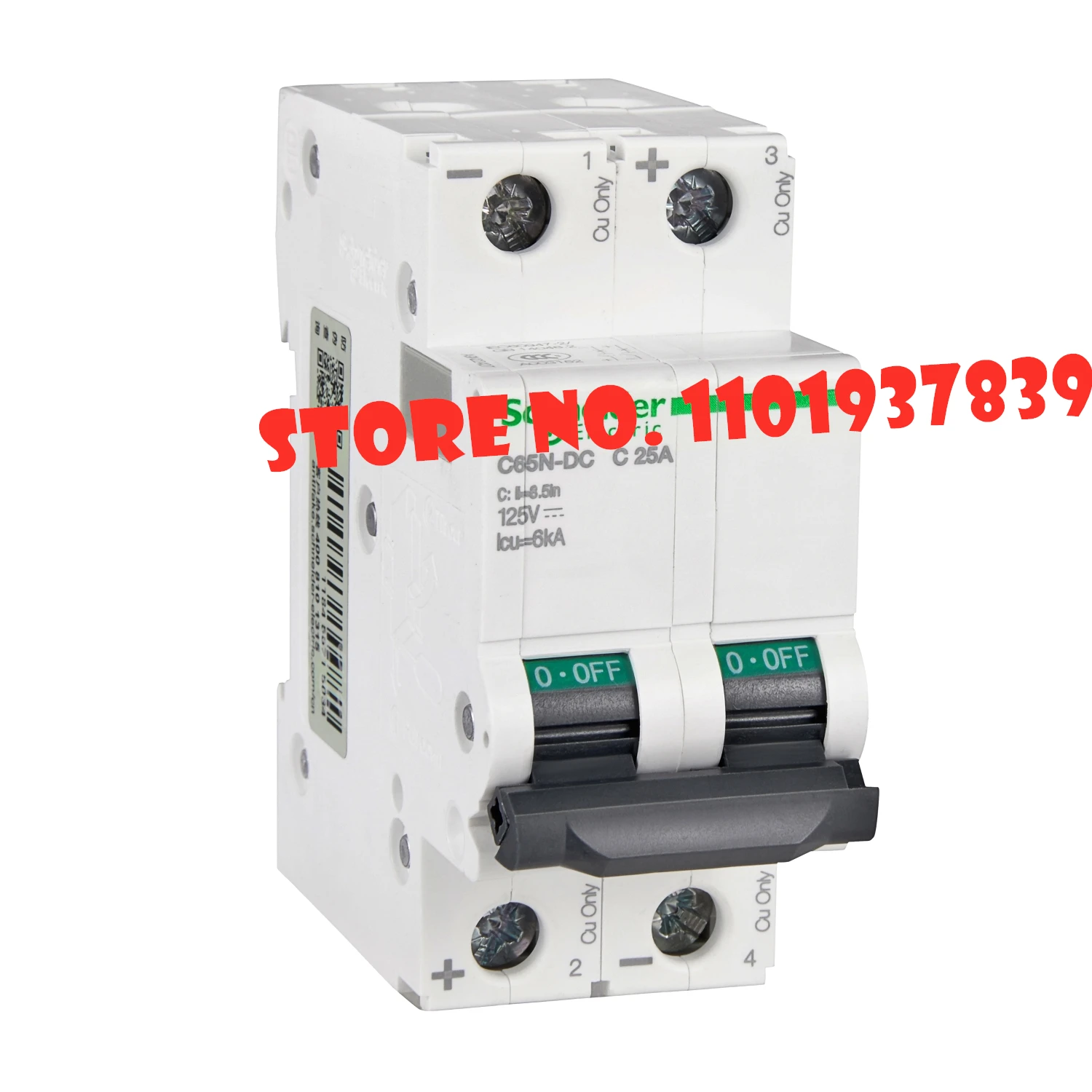 

Multi 9 C65N-DC MCB 2P DC Miniature Circuit Breaker C 1A 2A 4A 6A 10A 16A 20A 25A 32A 40A 50A 63A