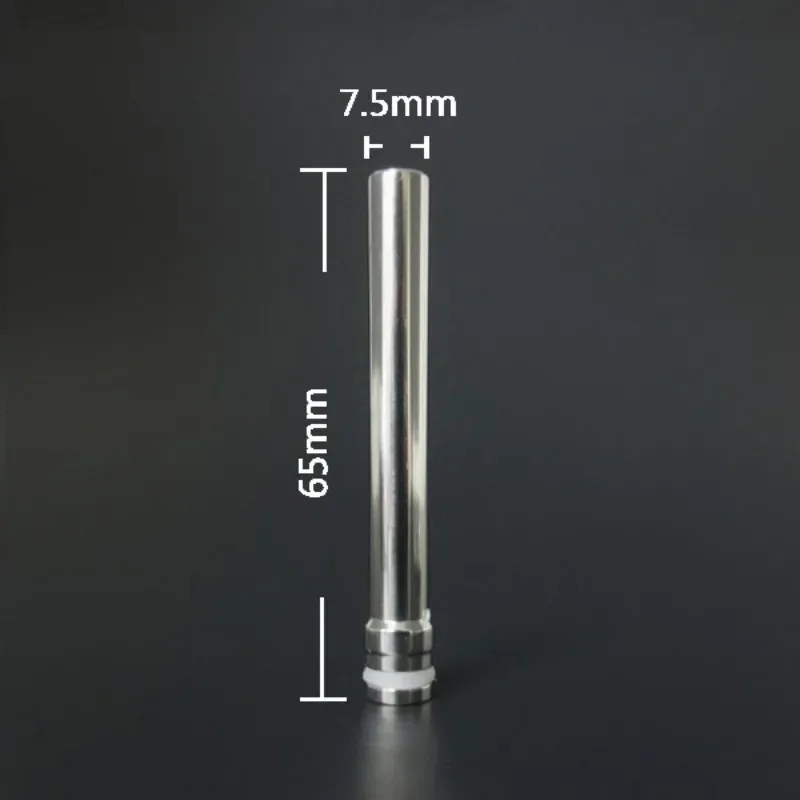 1 PC 65 มม.510 ยาวสแตนเลสสตีลหยดเคล็ดลับ MTL สายพันธุ์ชุดยาว Anti Scald สําหรับ 510 ด้าย Vaping อุปกรณ์