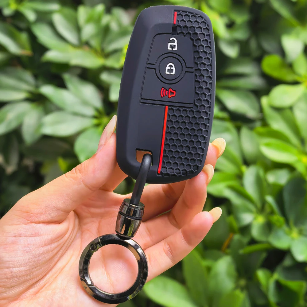 3 button Car Key Case cover for Ford Fusion Mustang Kuga Ecosport Explorer F-150 F-250 F-350 F-450 F-550 Raptor F150 Key Fob