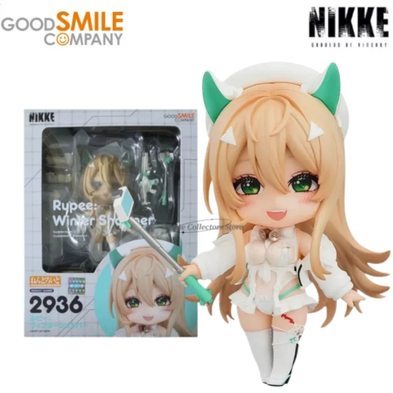 Original Good Smile Nendoroid GODDESS OF VICTORY  Rupee Winter Shopper Action Figure Anime Collectible Model Ornaments Toy