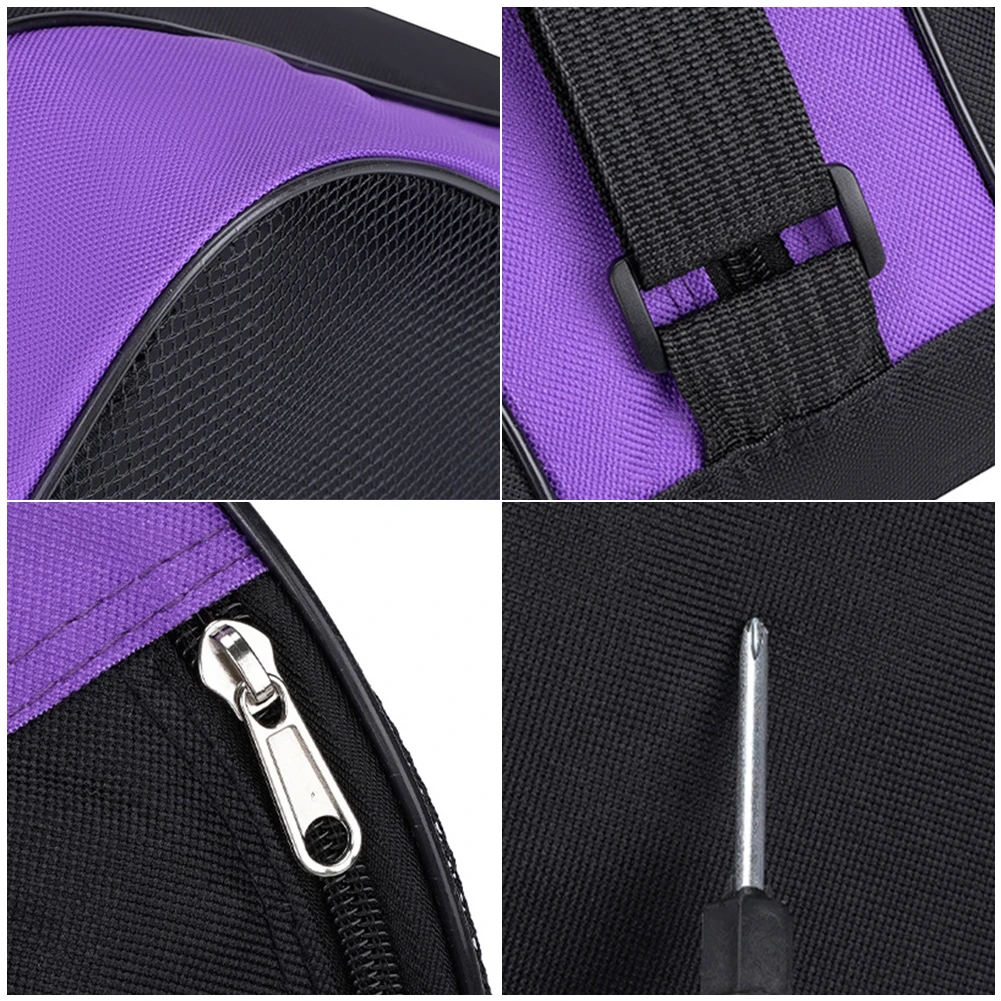 Tas Sepatu Roda Sepatu Seluncur Es Tas Penyimpanan Sepatu Roda Ski Kain Oxford Aksesori Sepatu Roda Multi-kompartemen