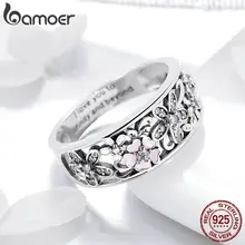Sterling Silver Daisy Infinity Ring for Women #2