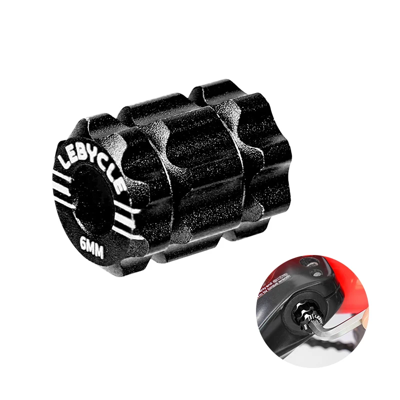 

1PC Bicycle Crank Arm Bolt Removal Tool MTB Road Bike Crank Adjusting Cap Tool for Crankset Installation & Repair Crank Remover