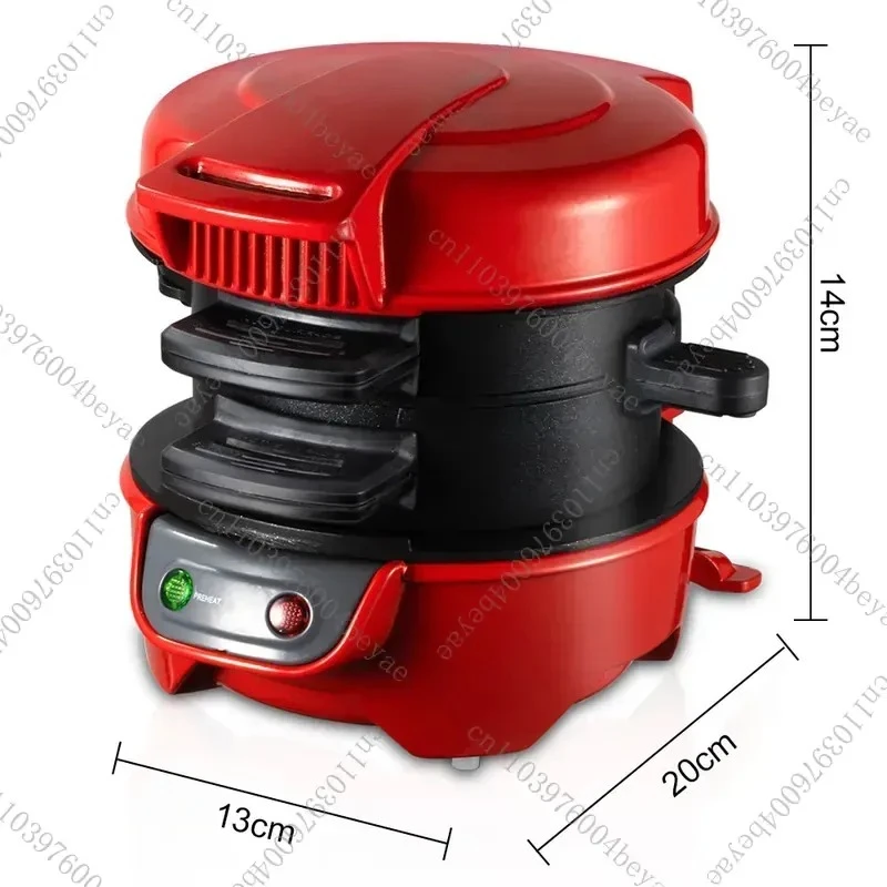 110V Burger Maker Sandwich Maker Home Breakfast Maker Omelette Toaster BurgerMaker Multifunction