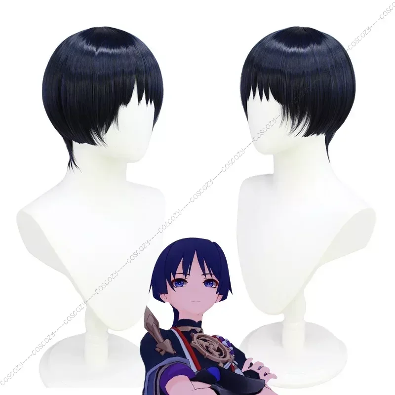 Gioco Anime Genshin Impact Scaramouche Costume Cosplay Cappello Parrucca Anime Halloween Genshin Cosplay Scaramouche Costume per Uomo Donna