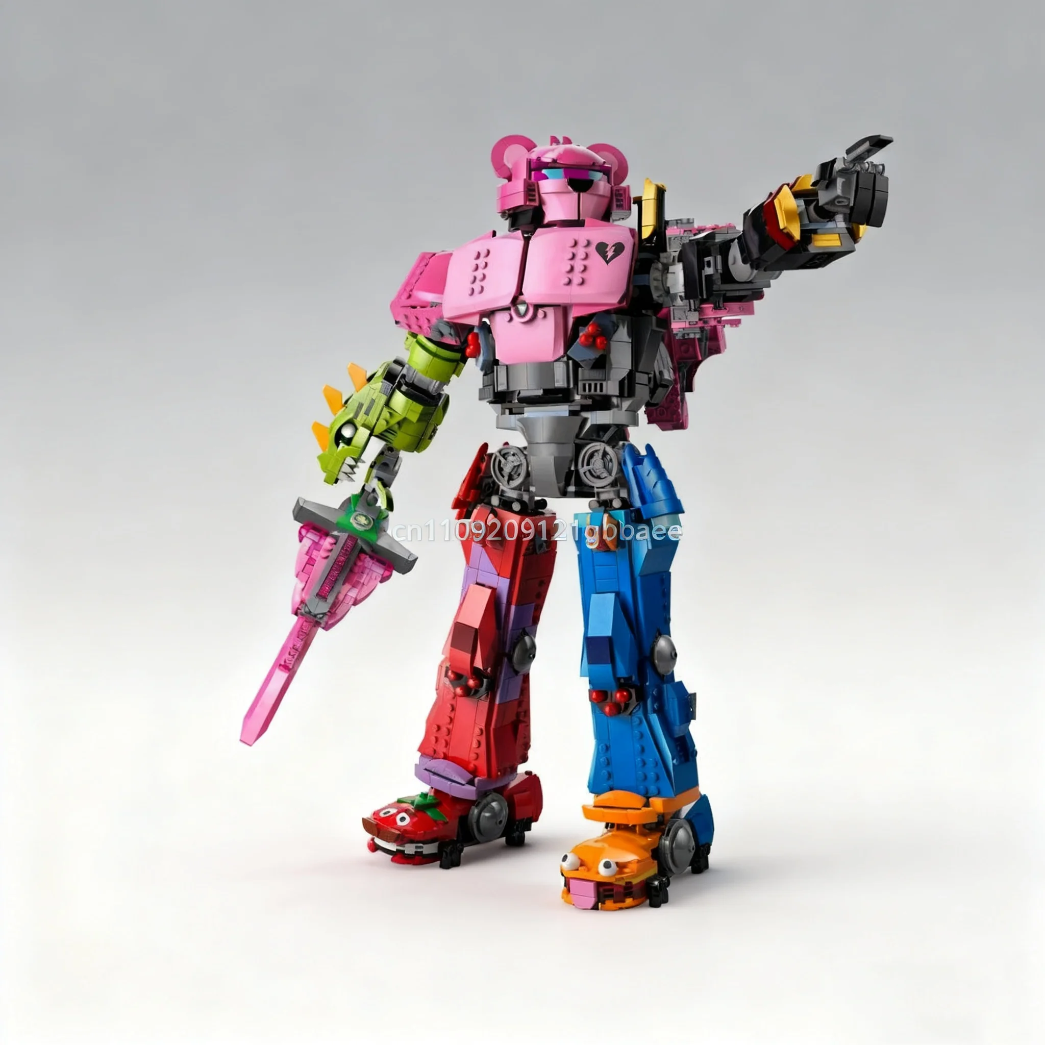 

MOC color team leader compatible with building blocks, action robot building blocks, toys, children's birthday gifts