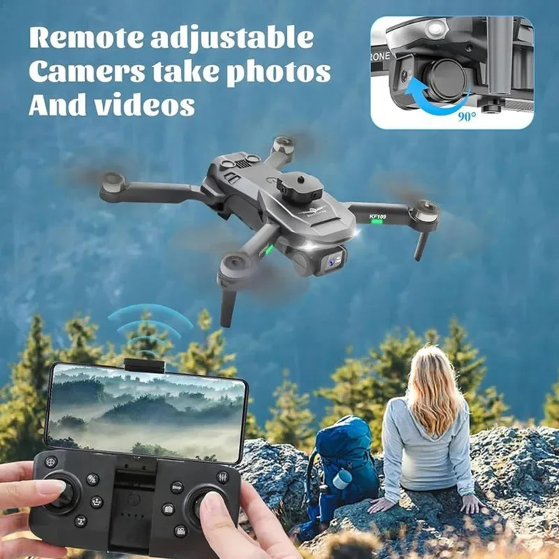 KF109 GPS Optical Flow Positioning 4K HD Camera Drone  2-Axis Gimbal Brushless Motor RC Quadcopter