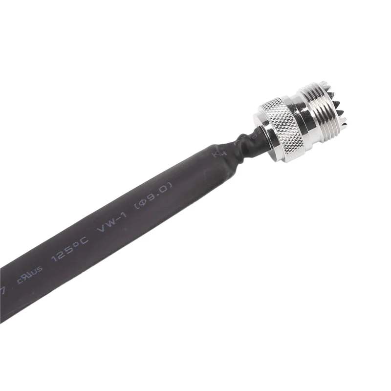 5X ประตู/หน้าต่างผ่านแบน RF COAXIAL CABLE SO239 UHF หญิง UHF หญิง 50 OHM RF COAX Pigtail สายไฟต่อ