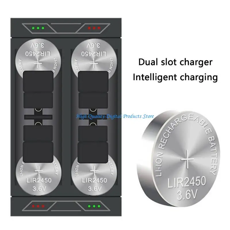 

U2JE Lightweight Button Cell For LIR2450 LIR2477 Batteries Heat Resistant