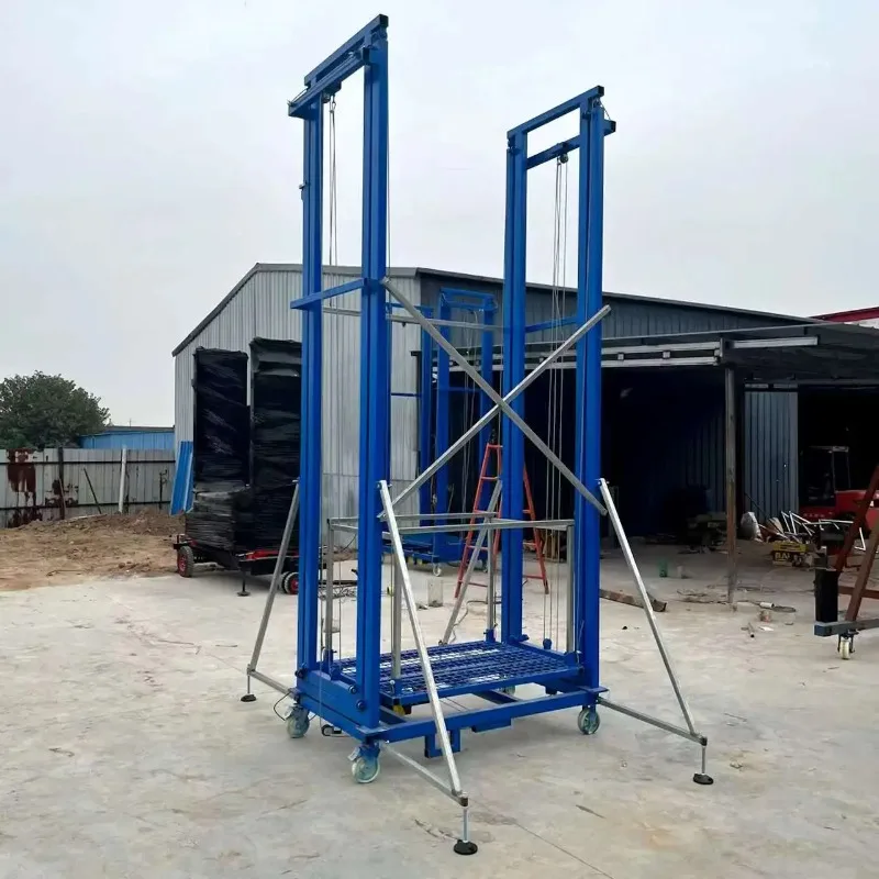2M To 12M 500kg 300kg Electric Lifting Scaffold Mobile Scissor Lift Tables Work Platforms Scaffolding