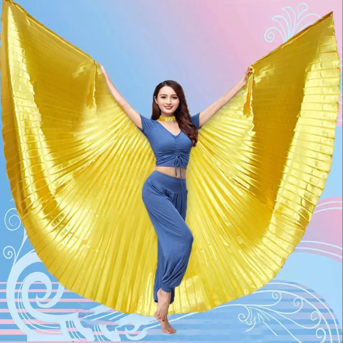 Cheap Stage Performance Props Dance Accessories Egyptian Wings Belly Dance Isis Wing Cosplay