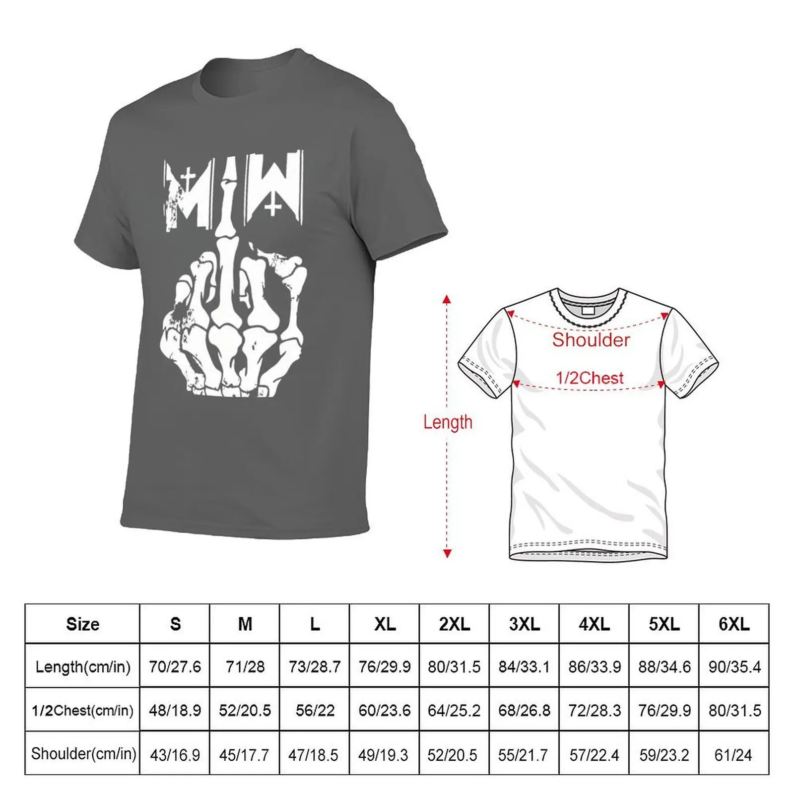 Motionless in White Middle Finger Music Band Gift Men T-Shirt t shirts for man graphic vintage man t shirt cotton T-Shirt