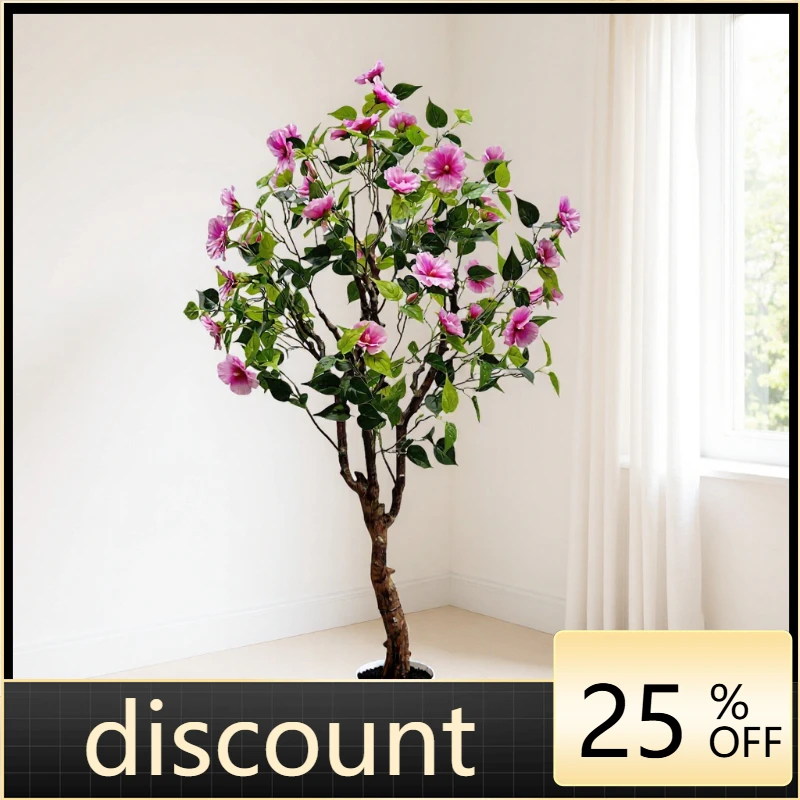 LH simulated fake flower tree green plant locust flower potted plant landing home decoration artificial flower