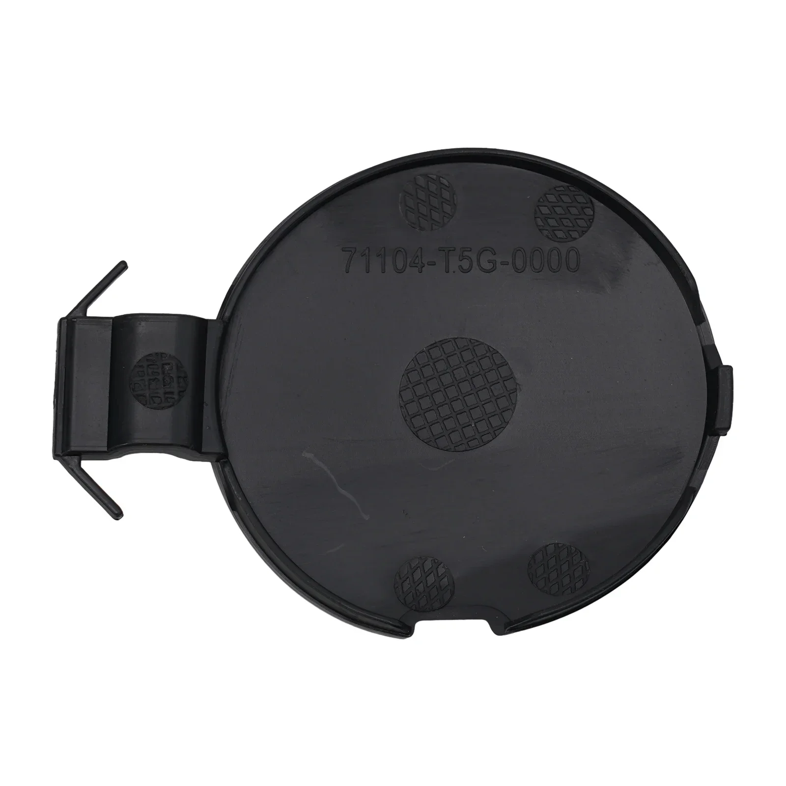 

Black Cap Front Bumper Towing Hook Cover for Honda For Fit 2014 2017 Direct Replacement Reliable and Practical