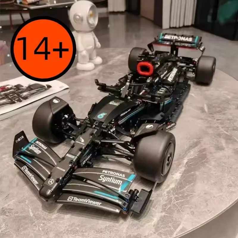 F1 W14 E 42171 Performance Racing Car 1642PCS Build Kits 1:8 Scale Collectible Adult Authentically Detailed Display Model Decors