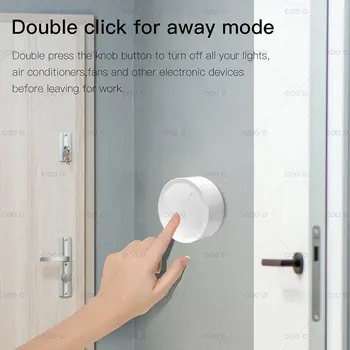 Nový Tuya ZigBee chytrý knoflíkový spínač DIY bezdrátový scénický spínač otočný stmívač domácích spotřebičů automatizace propojení dálkové ovládání 10 nejlepší prodej Chytrý stmívač zásuvek Zigbee - №5