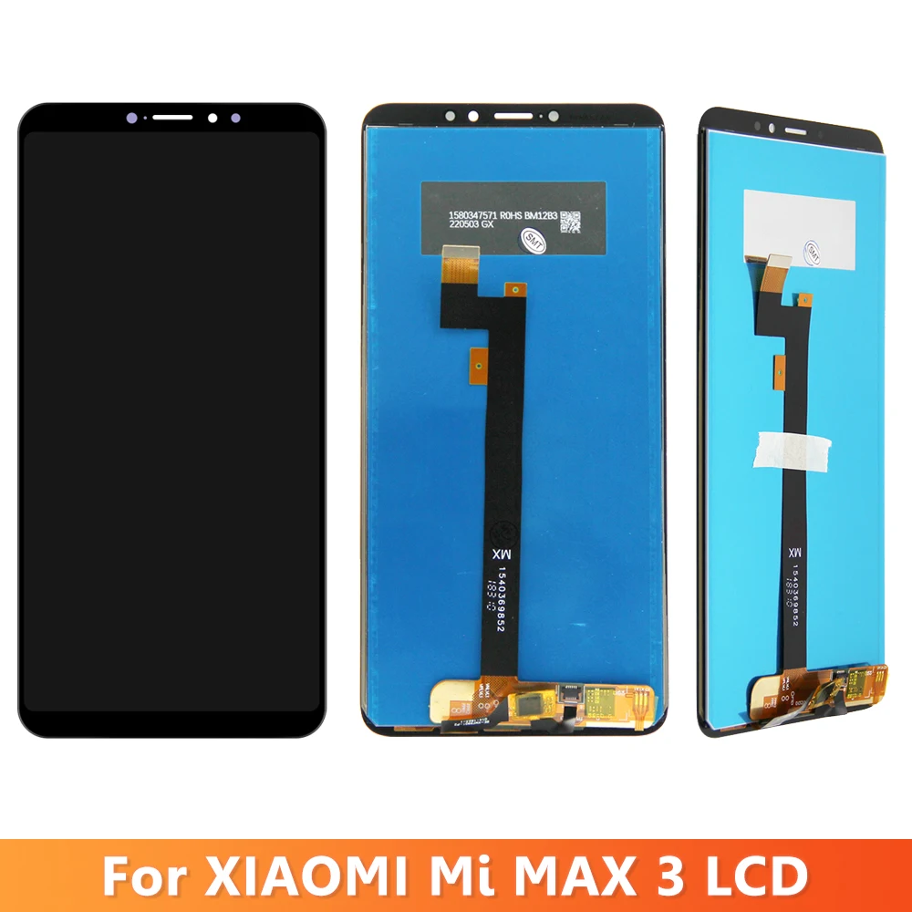 AMOLED Max 3 Display Bildschirm Für Xiaomi Mi Max 3 LCD Display Touchscreen Digitizer Montage Für Mi max 3 Bildschirm ersatz