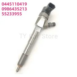 0445110419 55233955 New Diesel Fuel Injector Nozzle 0986435213 For Opel Vauxhall Combo Fiat 500X Alfa Jeep