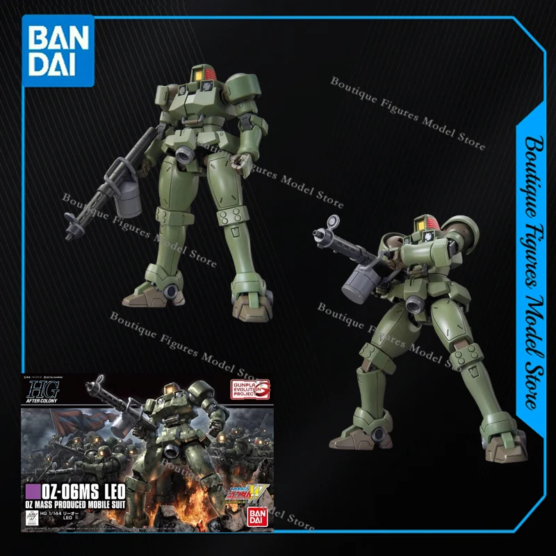 Bandai Original GUNDAM HG OZ-06MS LEO LEO-S LEO-R LEO-N SPACE TYPE Action Anime Figures Assembly Model Collection Gift Kids Toys view 5