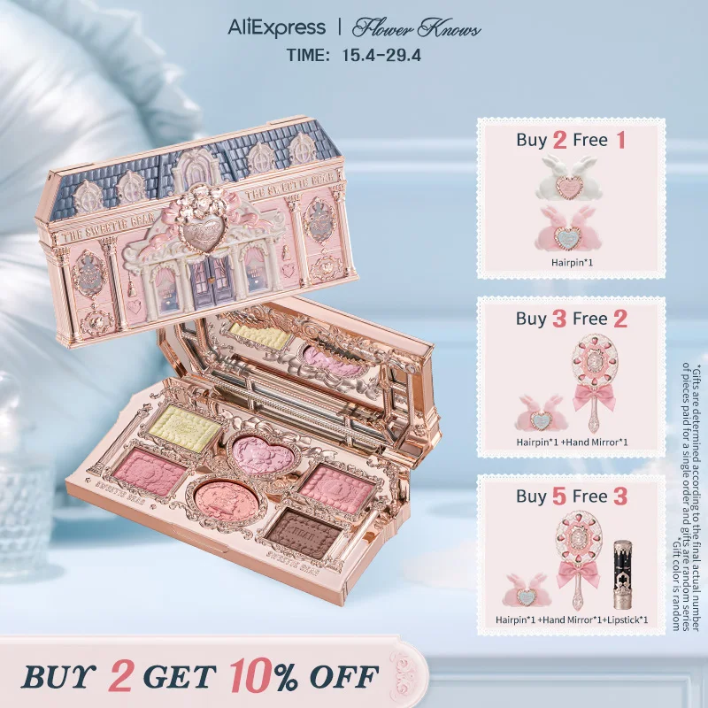 [new]flower-knows-the-sweetie-bear-collection-6-color-makeup-palette