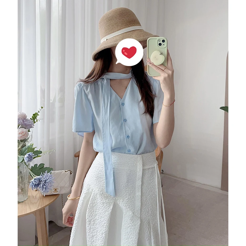 

Элегантное французское шелковое платье с V-образным вырезом и плиссировкой для женщин, с завязками, нежное, для весны и лета, модное