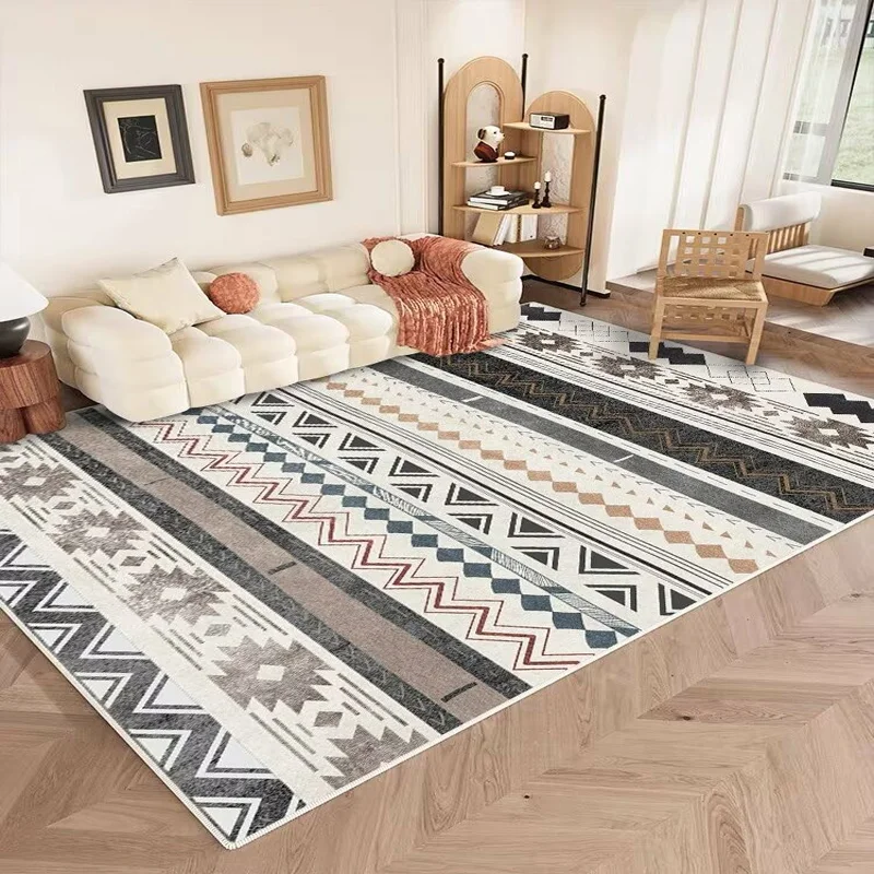 

Living Room Decoration Morocco Carpets Simple Geometry Large Carpet Bohemian Style Home Floor Mat Bedroom Decor Bedside Rug