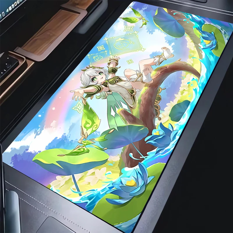 Mouse Pad Anime Gamer Gaming Accessories Varmilo G-genshin Impact Nahida Keyboard PC Computer Desk Mat Carpet CSGO HD Mousepad