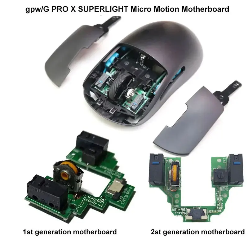 Compatible mouse Gpw/G PRO X SUPERLIGHT 1 generation micro-motion motherboard 2 generation assembly motherboard front board kit