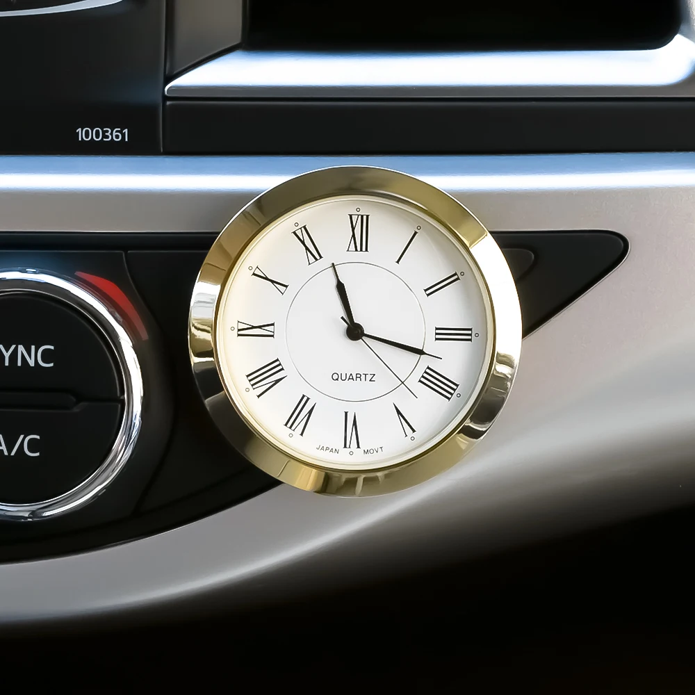 Car Interior Ornament Electronic Meter Clock Timepiece Car Decoration Auto Sticker Watch Car-Styling Gift Accessories