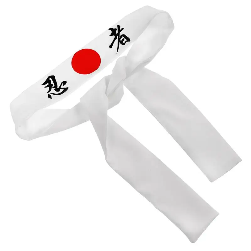 Japanese Headband Chef Bandana Karate Headband Japanese Style Band Samurai Ninja Headband