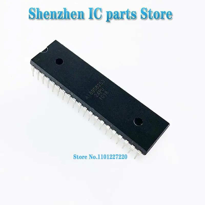 

10pcs/lot AT89S8253 AT89S8253-24PU AT89S8253-24 DIP-40 In Stock