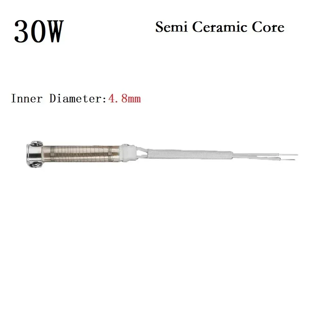 กึ่ง/ทั้งหมดเซรามิค Core องค์ประกอบความร้อนเปลี่ยน 220V 30W40W60W การประสาน Iron Core เชื่อมอุปกรณ์โลหะอุปกรณ์เสริม