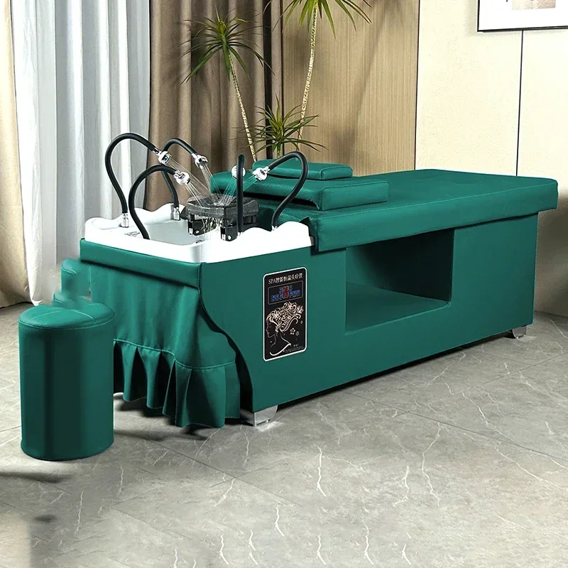 

Салон Headspa Массажный стол Водное кресло Шампунь для волос Кровать Стул для душа Японское лечение кожи головы Спа Cama Носилки Обруч