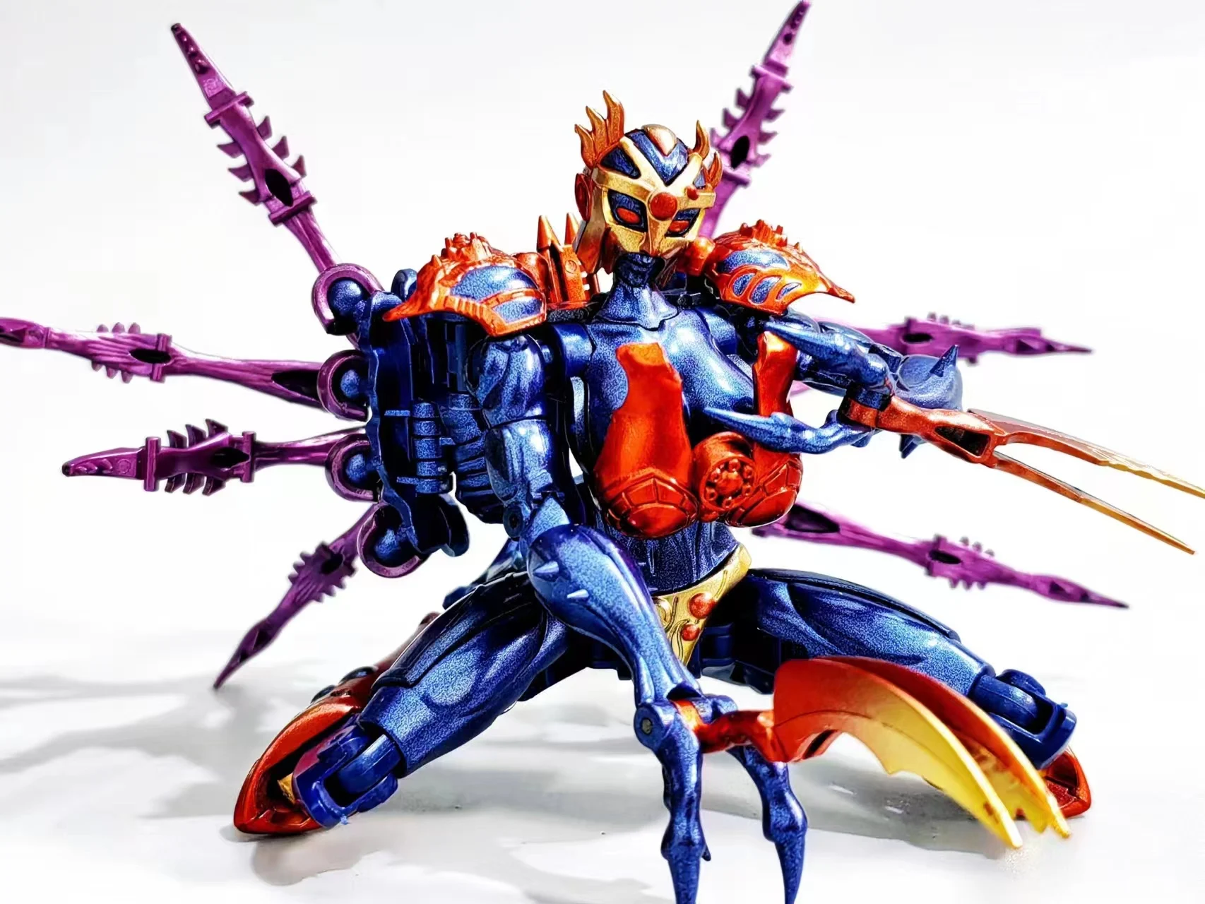 New   TA TransArt Toys BWM-08 BWM08 METAL Blackarachnid Beast Wars BW Two Forms Spider Figure in stock