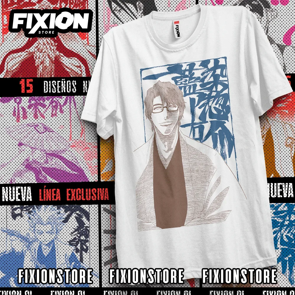 Manga T-shirt Bleach Colección Capitanes – Escuadron #5 Anime Tee