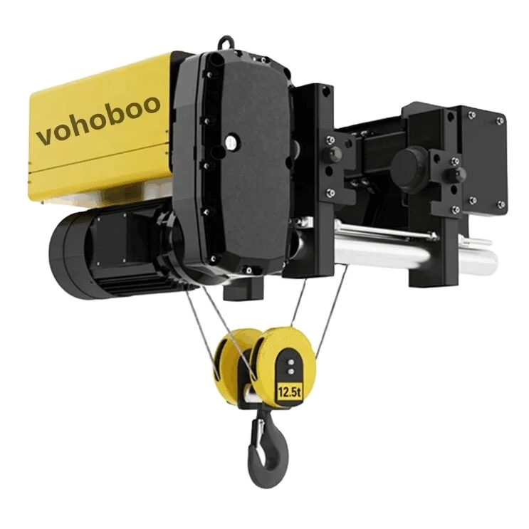 New ODM Available 3.2 Ton 5 Ton 10 Ton European Type Single & Double Girder Metal Wire Rope Hoist For Workshop Retail Restaurant