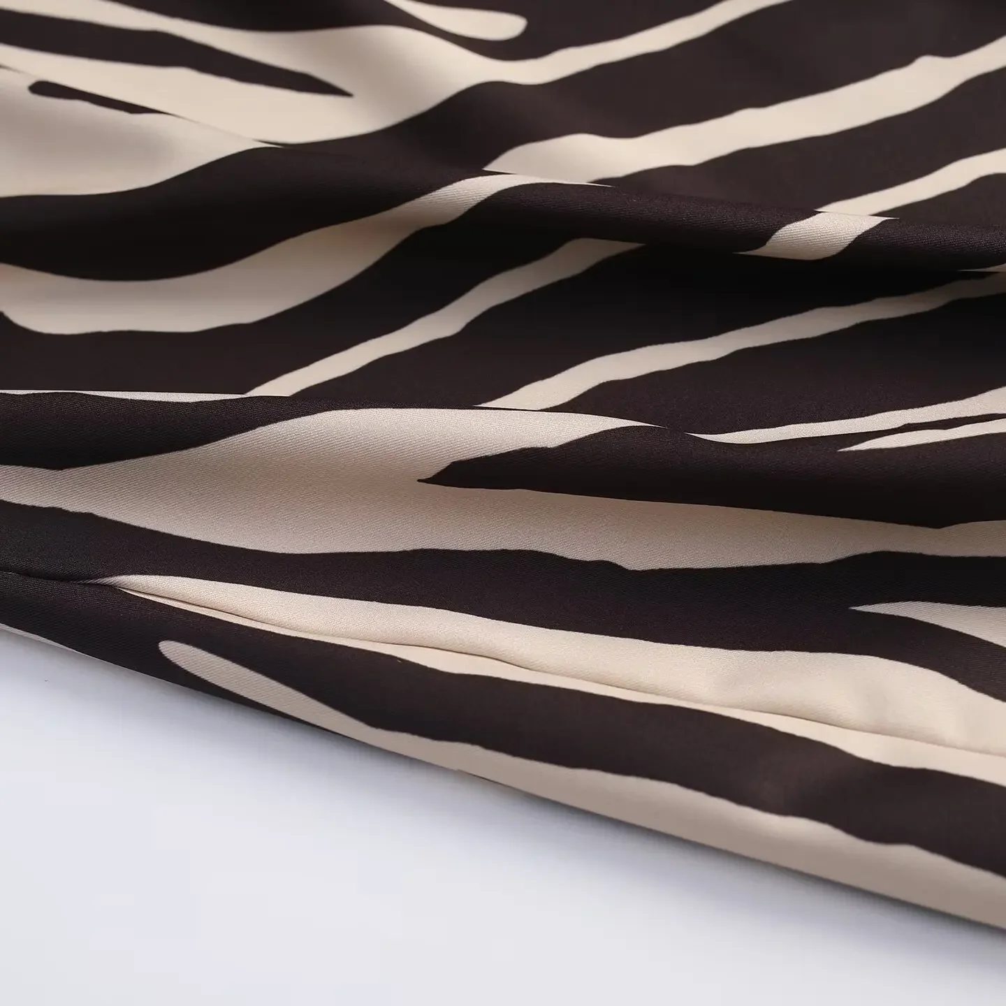 KONDALA Damen Casual Zebra Midi-Röcke Vintage High Street Röcke mit Schlitz Neu 2026 Frühherbst Trendige Elegante Pendler-Röcke für Damen – Detail 8