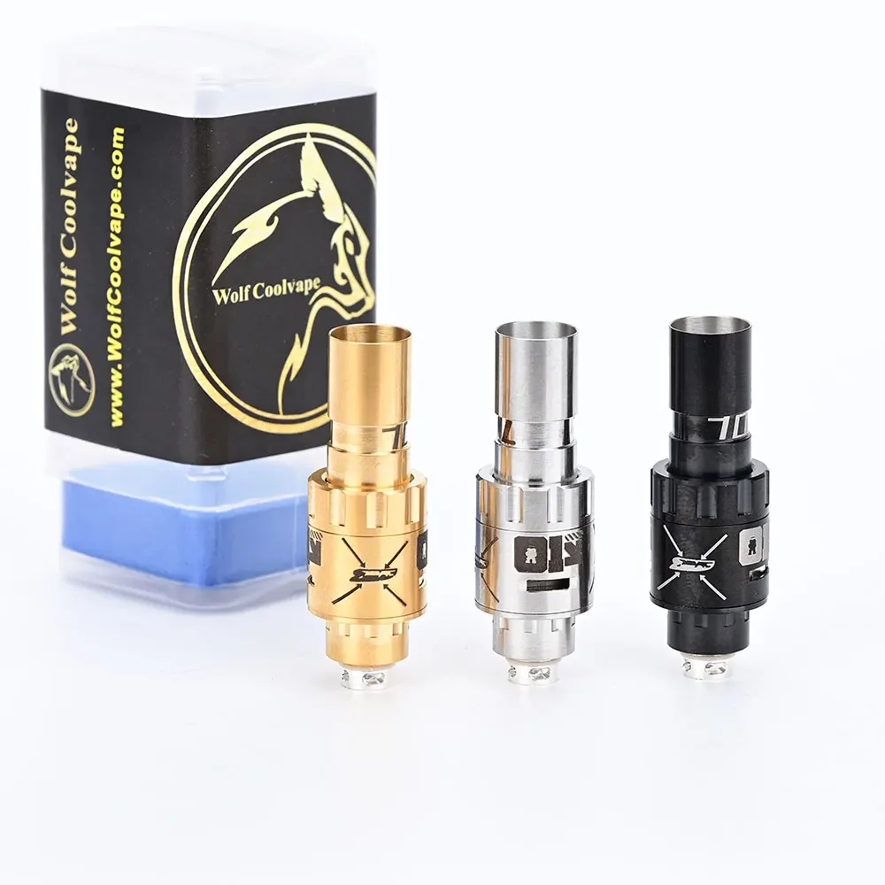 

Wolfcoolvape RBA Protocol Ridge Style Bridge для Boro Mod BB Billet Box Vape WICK D XO Tank Rebuildable Atomizer Kit