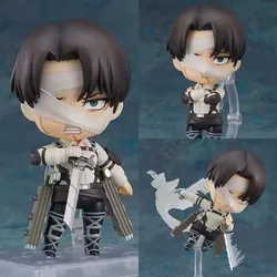 10cm Attack on Titan Levi Rivaille Rival Ackerman #2002 Final season Battle damage Action figure toys Christmas gift with box