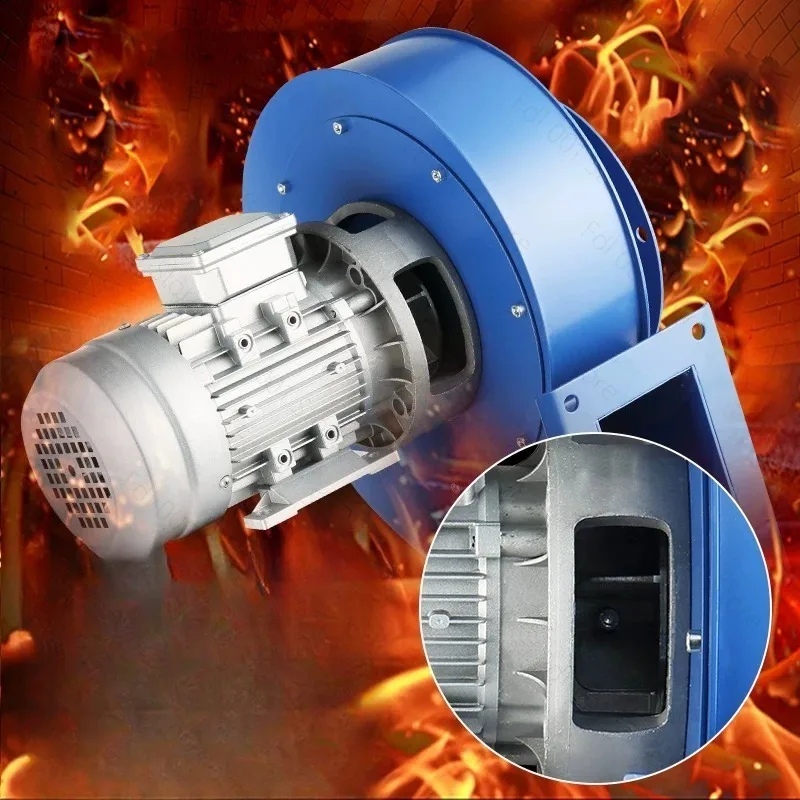 For YN5-47 Small Boiler Induced Draft Fan High Temperature Resistant Industrial Centrifugal Fan 220V Smoke Exhaust Ventilation