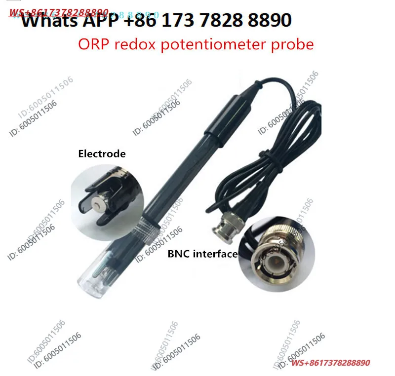 ORP Redox Potentiometer Probe ORP Meter Sensor with BNC Standard Interface New
