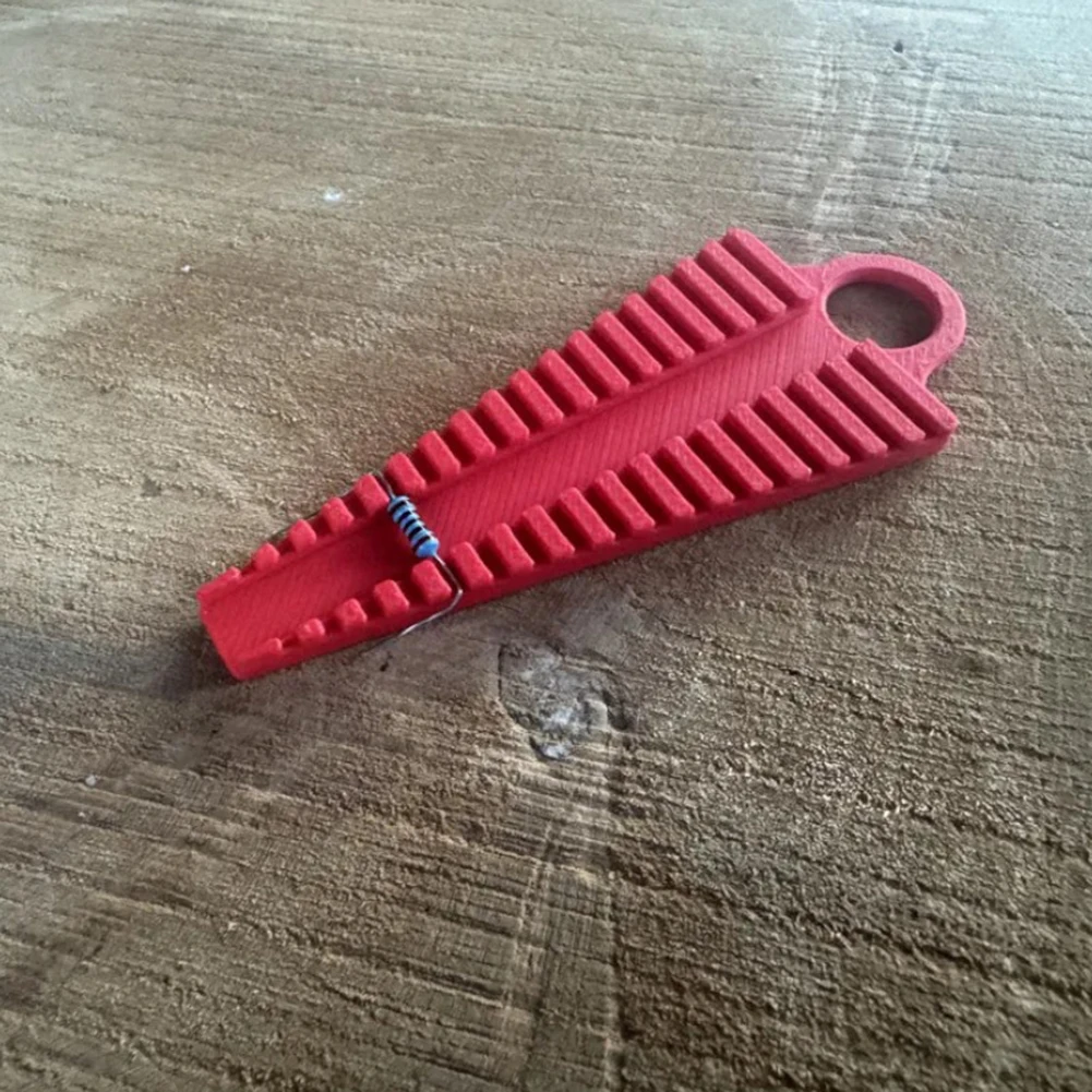 2 قطعة الكربون مركب المقاوم تشكيل أداة ارتداء المقاومة محوري مكثف شكل أداة قابلة لإعادة الاستخدام الرصاص الانحناء مقياس ل 1/4 واط المقاوم