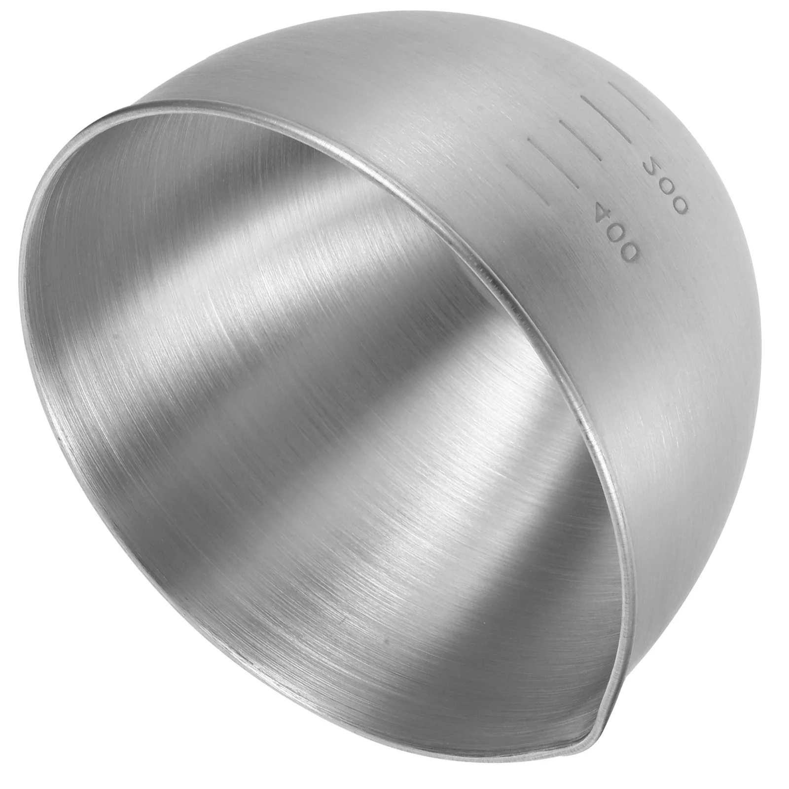 Cuenco para mezclar de acero inoxidable, 2,5l, 3,5l, 5L, con escala, cuencos de preparación de cocina profundos para hornear masa, ensalada, alimentos, tazones para mezclar Metal, 1 ud.