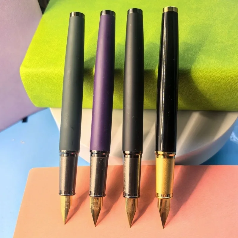

HUXIAOSHAN Frosted Series Fountain Pen 0.38mm/0.5mm 0.7MM EF F M Nib Large Capacity Store Ink Office Travel Calligraphy Pen