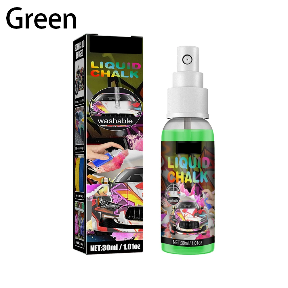 Lightweight 30ml Washable Liquids Chalk Paint Spray Transform Surfaces With Graffiti Spray For Car Markers Doodle Gouache Art